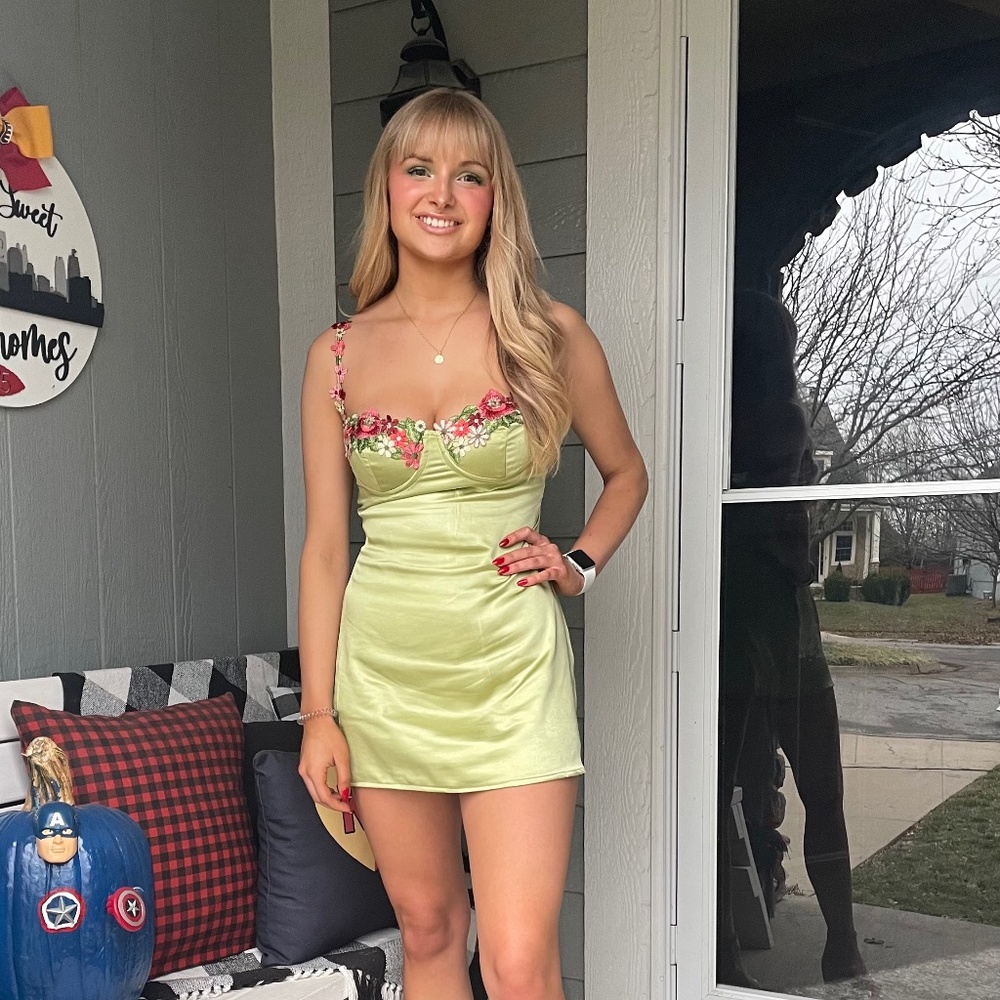 Princess Polly Kenzie dress in green